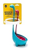 OTOTO Mama Nessie Schöpflöffel & Türkis, Vorteilspack, Special Edition Suppenkelle & Seiher, Schöpflöffel zum Kochen, Küchensieb für Pasta, spülmaschinenfest & BPA-freier Schöpflö