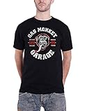 Gas Monkey Garage T Shirt Rot Hot GMG Logo Nue offiziell Herren Schw