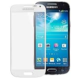 Frontglas Ersatz Austausch Touch Display Front Glas für Samsung Galaxy S4 Mini GT-I9195 Scheibe Glass LCD Window weiß