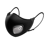 Philips Fresh Air Maske ACM067/01 schwarz - Mundschutz und Nasenschutz mit frischer Luftzirkulation, elektrisch, leistungsstark