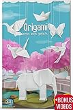 Origami lernen leicht gemacht: Origami-Buch für Kinder und Erwachsene, Origami Faltbuch mit 40 Anleitungen + 5 Videoanleitungen und B