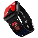 Star Wars – Darth Vader Smartwatch-Band – offiziell lizenziert, kompatibel mit jeder Größe und Serie von Apple Watch (Uhr nicht im Lieferumfang enthalten)