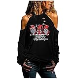 HHOP Weihnachten Kleider Abendkleider Pullover Damen lang floryday blusen Damen overzised Pullover Damen westchili Pullover Damen Shorts Damen elegant Oberteile Damen Sommer lock