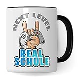 Realschule 5. Klasse Tasse | Geschenk Schulwechsel Grundschule Realschule Übergang | Geschenkidee Übertritt Realschüler Einschulung | Kakaobecher Schule Schüler Jungen B