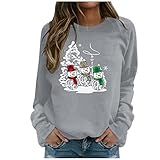 EinVBD Weihnachten Tops Damen Spitze Tunika Damen Pullover Dunkelbraun seidentunika ausgefallene Kleider longleave Damen blusen top Damen Pullover Damen Sale Festliche Oberteile Damen dünne Jack