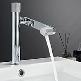 Homelody Wasserhahn bad 360° drehbar Armatur Waschtischarmatur Mischbatterie Chrom Einhebel Badarmaturen Waschbecken Hoch Messing für B