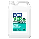 Ecover Waschmittel Universal Hibiskus & Jasmin (5 L/100 Waschladungen), Flüssigwaschmittel mit pflanzenbasierten Inhaltsstoffen, Vollwaschmittel für Erhalt und Schutz der Kleidung