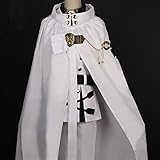 BFBMY Hoodies Punk Seraph Of The End Cosplay Japanischer Anime Owari No Seraph Mikaela Hyakuya Cosplay Kostüm mit Perücke Komplettes Set (Farbe: nur Kostüm, Größe: XL)