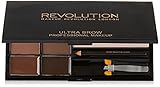 MAKEUP REVOLUTION Ultra Brow Palette Medium to Dark, 19 g