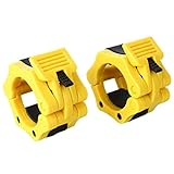 WangQianNan Hantelschloss-Clip Paar 50MM Dumbbells Barbell Schellen Halsbänder Verschluss Fitness Musculation Standard-Gewicht Gym Plastic Buckle Fitness-Trainingsbedarf (Color : Y)