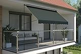empasa Klemmmarkise 'ILANGA' Balkon Markise Klemm-Markise, UV-beständig und höhenverstellb