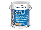 Remmers Treppen- & Parkettlack farblos seidenglänzend, 2,5 Liter, wasserbasierte Holz und Parkett Versiegelung für innen, Versiegelungslack zum Streichen, abriebfest, kratzfest, für D