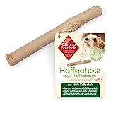 ChronoBalance® Kaffeeholz Kau-Knochen für Hunde, Hundespielzeug aus Holz - Kauspielzeug, Kaustab, und Kaustange zur Zahnpflege, als Spielzeug, Beschäftigung, Stressabbau, Mundg