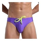 Alliwa-Herren Badeshorts für Männer Schwimmhose Herren Lang Mit Taschen & Kordelzug Shorts Herren Sport UV Schutz Badeshorts Herren Kurz Eng Training