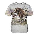 Kurzarm Herren Rundhals Kreative 3D Tier Druck Herren T-Shirt Sommer Moderner Mode Herren Shirt Trend Coole Casual Urban Herren Freizeithemden TX-2687 XS