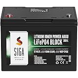 SIGA LiFePo4 Akku 12V 60Ah Lithium Batterie 12V 60Ah Lithium Akku Lithium Eisenphosphat Akku Solar Elektromobil Boot statt 50