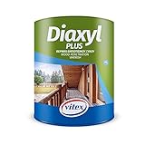 Diaxyl Plus PU Holzlasur auf Wasserbasis,750ml, innen, außen, Perfekter Holzschutz (Ebenholz)