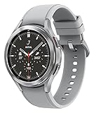 Samsung Galaxy Watch4 Classic, Runde Bluetooth Smartwatch, Wear OS, drehbare Lünette, Fitnessuhr, Fitness-Tracker, 46 mm, S