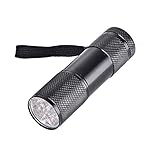 Kerdejar UV-Wäschetrockner, Polymerisationslampe aus Kunstharz, UV-beständig, 9 W, 9 LEDs, 395 nm, aus Kunstharz, UV-Lampe, Taschenlampe, Schmuckwerkzeug schw