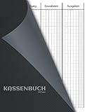 KASSENBUCH 110: Seiten eine komplette Verwaltung der Registrierkasse Bargeldkontrolle, Protokollierung der Geldbewegungen des U