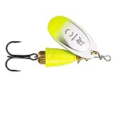 Blue Fox Classic Vibrax 02 Candyback 3/16 Chartreuse Green Candyback