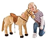 Happy People 58413 Palomino Pferd mit Mehreren Soundvarianten (4-Fach Sound)