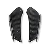 TIANYUAN Winglet für Motorradverkleidung Für YAMA-HA R6 2017 2018 2019-2020 Verkleidung Motorrad Aerodynamische Flügel Kit Festes Winglet Verkleidungsflügel (Farbe : Carbon Fiber)