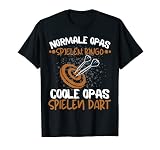 COOLE OPAS SPIELEN DART! LUSTIGER DARTS RENTNER DART SPRUCH T-S