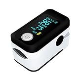 ayaso Pulsoximeter Messung der Sauerstoffsättigung im Blut Fingerpulsoximeter Herzfrequenzmesser Sauerstoffgehalt Herzfrequenz Fingeroximeter One-Touch Bedienung Pulsox