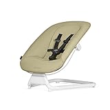 Cybex Gold LEMO Bouncer, kompatibel mit Cybex LEMO Stuhlsystem, ab Geburt bis 3 Jahre (ca. 15 kg), hellbeig