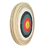 Opiqcey Traditionelle Bogenschieß-Zielscheiben aus massivem Stroh, 3-lagig, handgefertigt, Bogenschießen, Zubehör für den Außenb