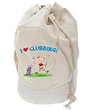 I Love Clubbing Golftasche / College / Rucksack / S