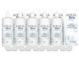 AQUA lens Kontaktlinsen Fluessigkeit - Sparpack (5 x 360 ml + 5 x Behälter) - Premium All-in-One Pflegemittel für weiche Kontaktlinsen mit HPMC