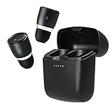 Cambridge Audio Melomania 1+ True Wireless Earbuds - Bluetooth 5.0, Hi-Fi Sound, In Ear Kopfhörer für iPhone und Android mit Ladecase und App-Steuerung (SCHWARZ)