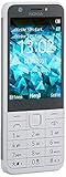 Nokia RM-1172 Handy 230, 7,11 cm (2,8 Zoll) (Dual SIM, MP3 Player, microSD Kartenleser, 1200mAh Akku, Taschenlampe) Silb