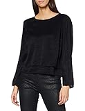 OPUS Damen Flisse Bluse, Black, 44