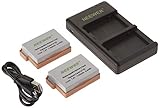 Neewer LP-E8 Akku-Ladeset mit zwei Steckplätzen 1140 mAh kompatibel mit Canon EOS Rebel T2i T3i T4i T5i 550D 600D 650D 700D Kuss X4 X5 X6i X7i Kameras und mehr (nicht für T2 T3 T4 T5)
