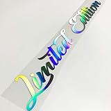 Limited Edition Aufkleber Hologramm Autoaufkleber Tuningsticker Regenbogenfarben Hologramm Sticker Oilslick