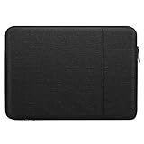 MoKo Tablet Tasche Kompatibel mit iPad 9/8/7 10.2/iPad Air 4 10.9/iPad 9.7'/iPad Pro 11 2021/2020/2018/iPad Air 3 10.5' 2019/Surface Go 2 10.5, Polyesterfaser Schutzhülle mit Reißverschluss,Schw