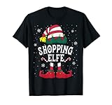 Shopping Elfe Tshirt Weihnachten Familie Elf Christmas T-S