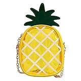 Mini-Ananas-Beutel-Frauen-Tasche Transparent Umhängetaschen Für Frauen-Strand-Handtaschen-Jelly-Paket Contrast Kreative B