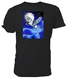 Pegasus T Shirt geflügelten Pferd, schwarz - Größe: XXXL
