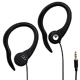 Thomson EAR5105 Clip-On-Ohrhörer (In-Ear Sport-Ohrhörer mit Ohrbügel, 1,2m Kabel)