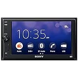 Sony XAV-1550ANT WebLink 2.0 DAB+ Receiver mit Bluetooth für Freisprechen, Navigation über Smartphone | 6,2' Display und Drehreg