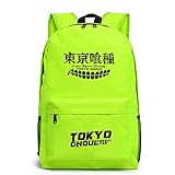WANHONGYUE Tokyo Ghoul Anime Cosplay Rucksack Tagesausflug Reisetasche Casual Daypack Grü
