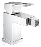 GROHE Eurocube | Bidetarmatur | Zugstange, Kugelgelenk-Auslauf | chrom | 23138000