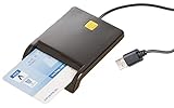 Xystec Chipcard Reader: USB-Chipkarten-Leser & Smartcard-Reader, HBCI-fähig für Homebanking (Smart Card Reader)