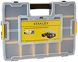 Stanley Werkzeug-Organizer Sortmaster (44.2 x 9.2 x 33.3 cm, Innenteiler anpassbar, bis zu 1024 Konfigurationen möglich, kein Verrutschen, Deckel verriegelbar) 1-94-745