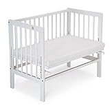 FabiMax 4407 Beistellbett BASIC weiß, inkl. Matratze AIR