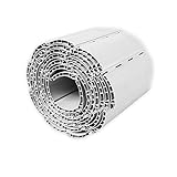 DIWARO. MAXI PVC Rolladenlamelle 55 x 14 mm, 1500 - 1950 mm. Ab 10 Lamellen bekommen Sie kostenlos eine Aluminium Rolladen-Endleiste, Rollo Anschlagstopper und Rollladen Aufhänger dazu. Alle Lamellen haben eine Stift-Arretierung und können untereinander verbunden werden. (Rolladen Lamellenlänge 193 cm (1930 mm), Grau)